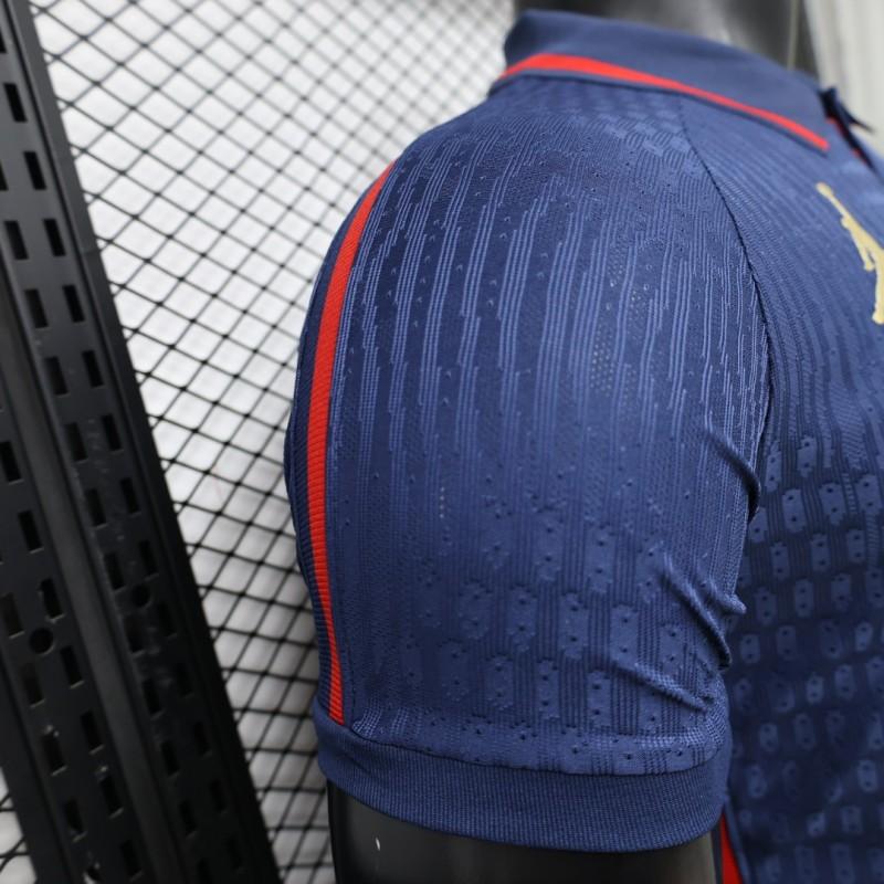 Player Version 26/27 PSG Blue Polo Collar Shirt
