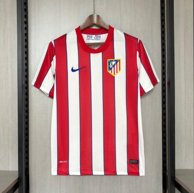 2011/12 Retro Atletico Madrid Champions League Edition Home Shirt S-