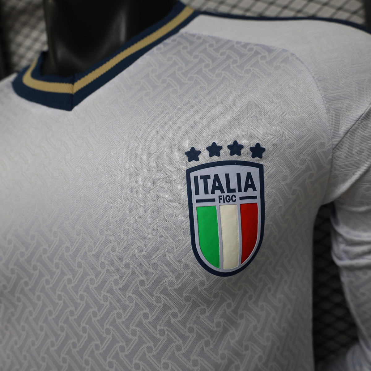 Player Version 2026 Italy Away White  Long Sleeve Shirt