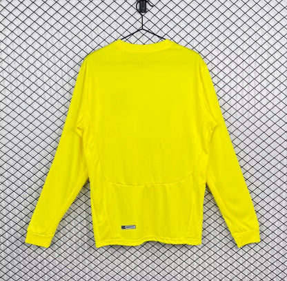 Retro 08/09 Villarreal CF Home Long Sleeve Shirt