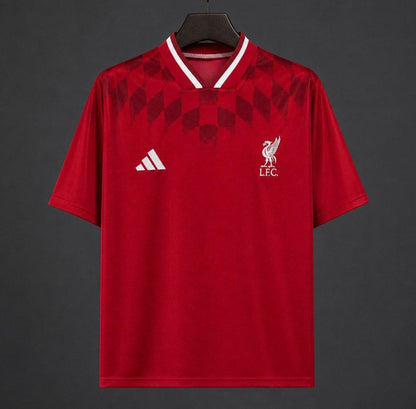 26/27 Liverpool Red Geometric Pattern Retro Special Edition Shirt