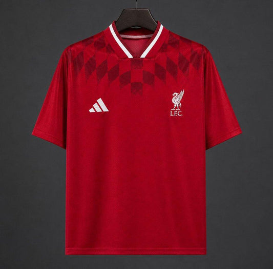 26/27 Liverpool Red Geometric Pattern Retro Special Edition Shirt