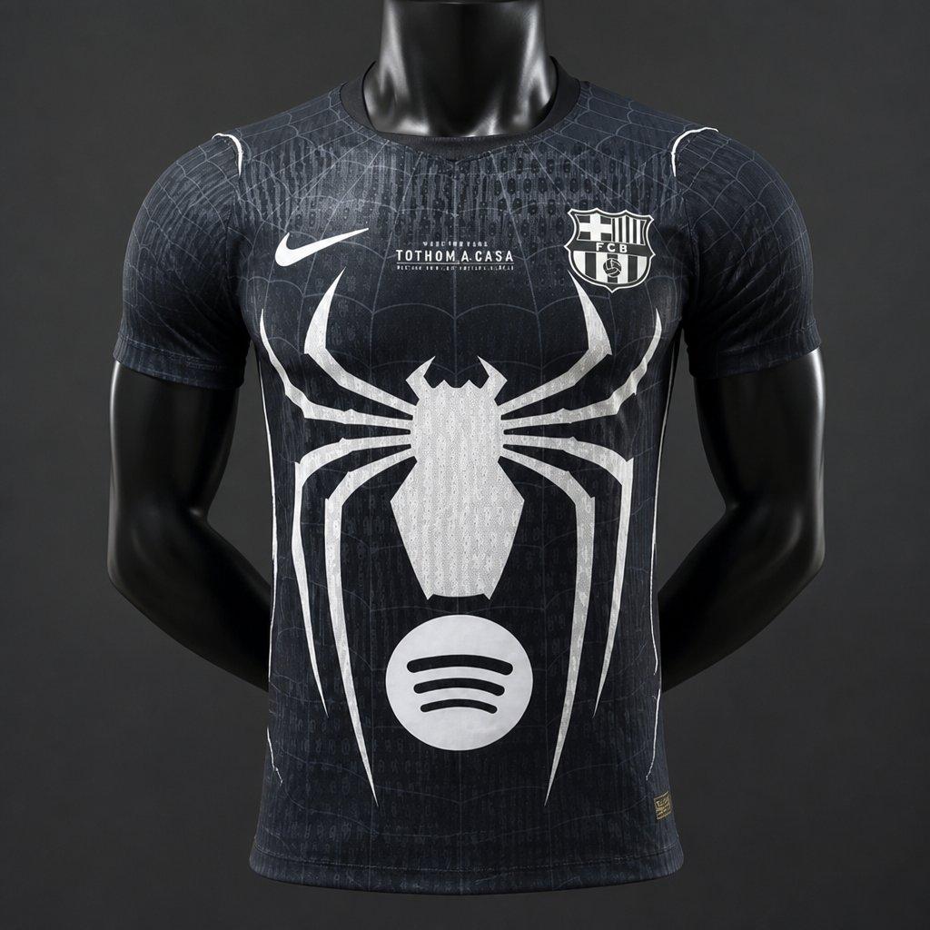 Player Version 26/27 Barcelona x Spider-Man Black Special Edition Shirt