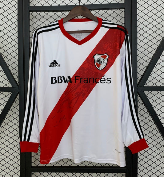 13/14 Retro Long Sleeve River Plate Home Shirt