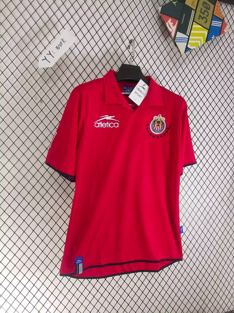 Retro 03/04 Chivas Guadalajara Third Red Shirt