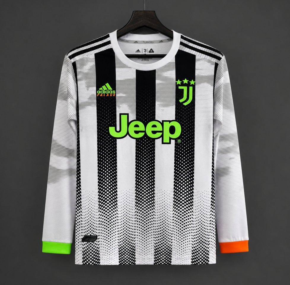 Retro 19/20 Juventus x Palace x Adidas Fourth Long Sleeve Shirt
