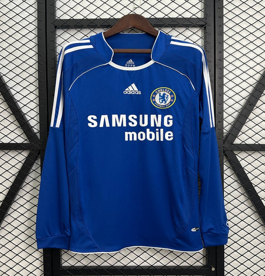 06/07 Retro Long Sleeve Chelsea Home Shirt