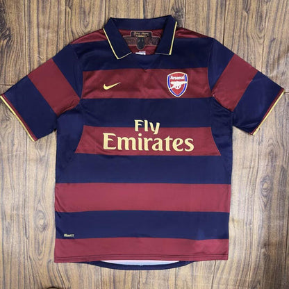 Retro 07/08 Arsenal Third Dark Blue/Maroon Shirt
