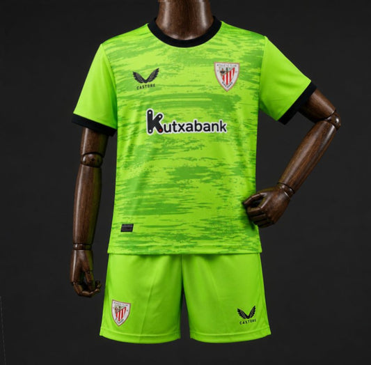 26/27 Kids Athletic Club Bilbao Goalkeeper Away  Light Green Shirt