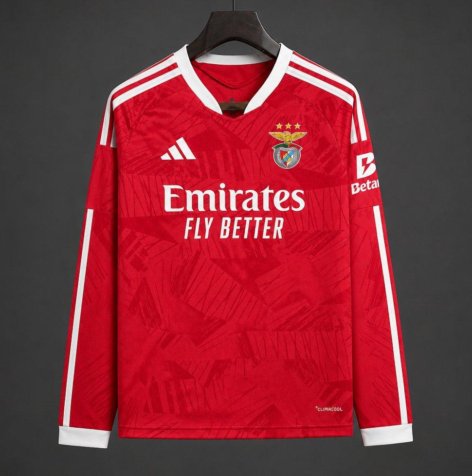 26/27 Benfica Home Long Sleeve Shirt