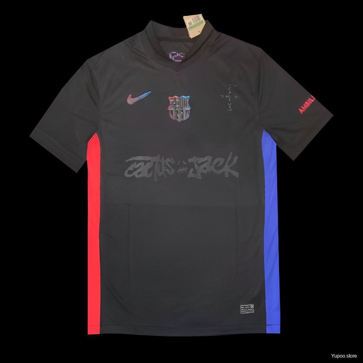 Retro 24/25 Barcelona x Travis Scott Away Shirt