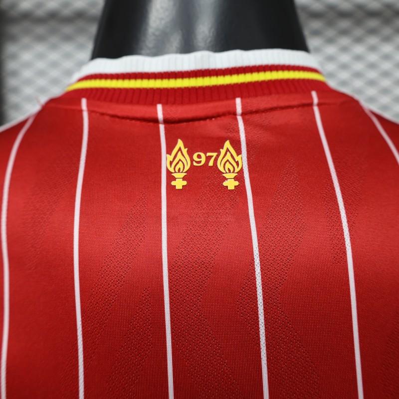 Player Version 26/27 Liverpool Red with White Pinstripe Home Shirt