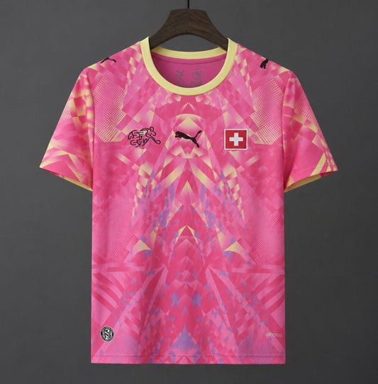 2026 Switzerland Pink Goalkeeper Shirt
