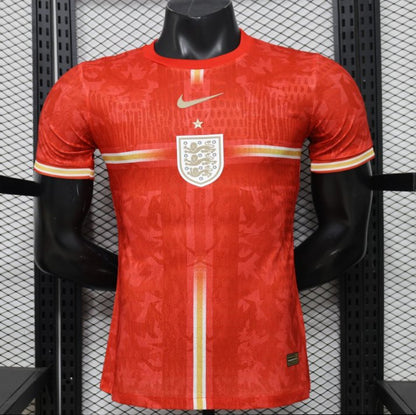 Player Version 2026 England Away Red with Gold Lion  Special Edition Shirt