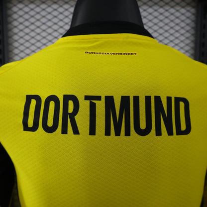 Player Version 26/27  Borussia Dortmund Yellow Home Long Sleeve Shirt