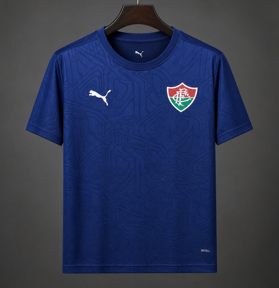 26/27 Fluminense Pre-Match Deep Blue Shirt