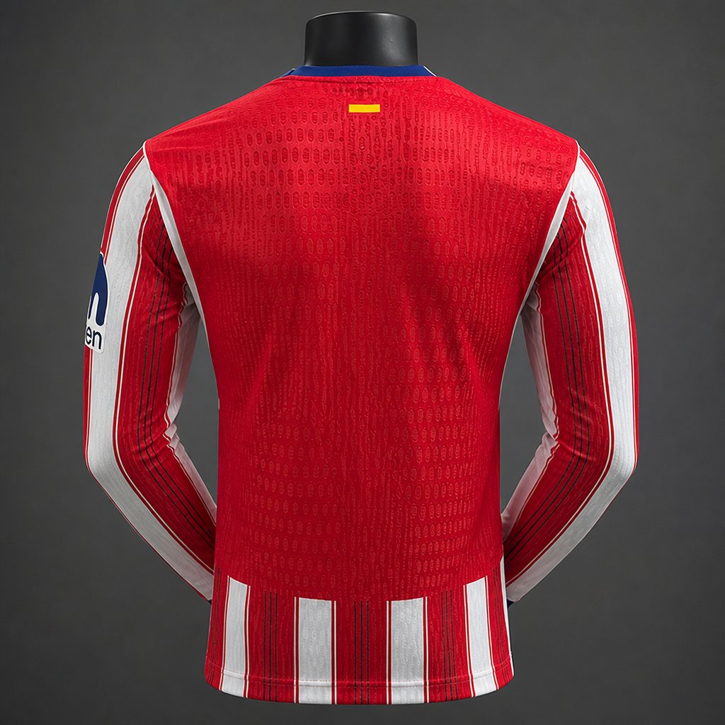 26/27 Atletico Madrid Home Long Sleeve Shirt