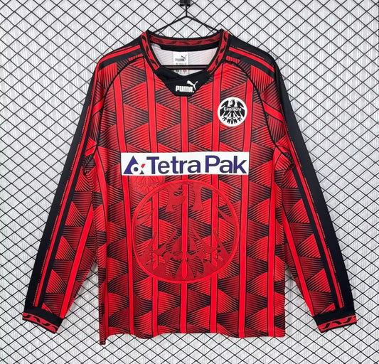 Retro 95/96 Eintracht Frankfurt Home Long Sleeve Shirt