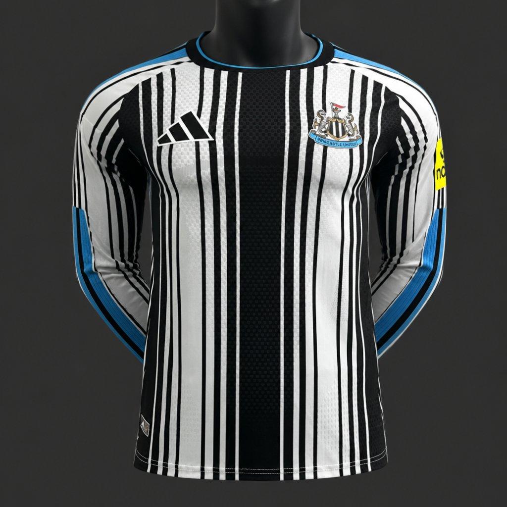 Player Version 26/27 Newcastle United Home Black White Long Sleeve Shirt