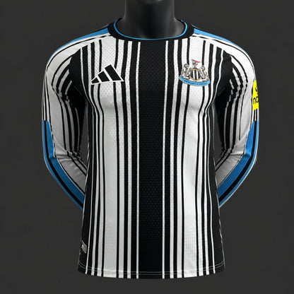 Player Version 26/27 Newcastle United Home Black White Long Sleeve Shirt