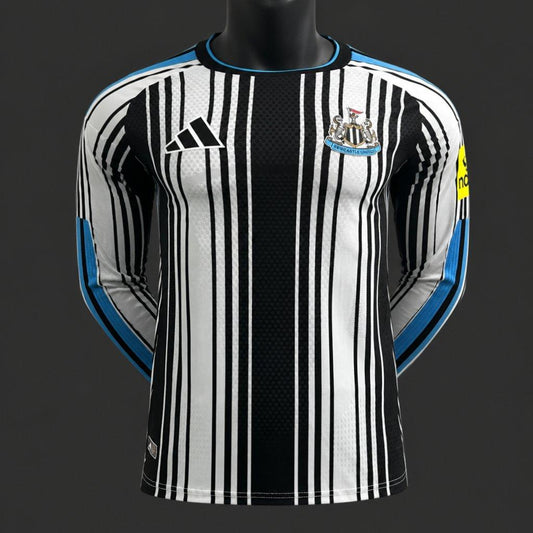 Player Version 26/27 Newcastle United Home Black White Long Sleeve Shirt