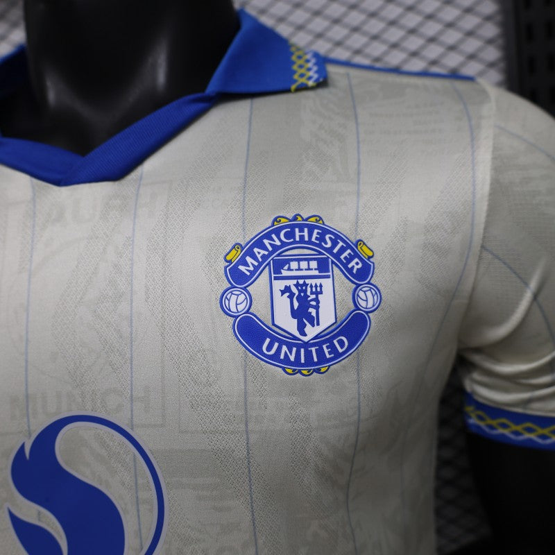 Player Version 26/27 Manchester United Away Cream White Shirt