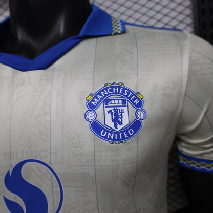 Player Version 26/27 Manchester United Away Cream White Shirt