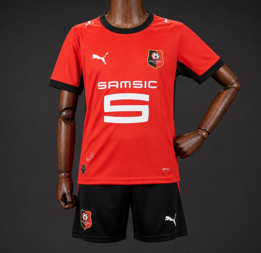 26/27 Kids Stade Rennais Red Shirt