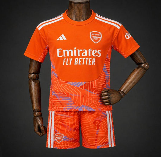 26/27 Kids Arsenal Goalkeeper Orange Shirt