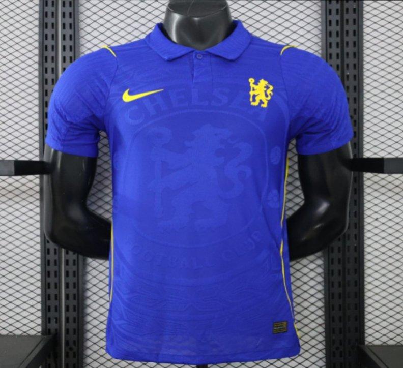 layer Version 26/27 Chelsea FC Royal Blue Polo Collar Home Shirt