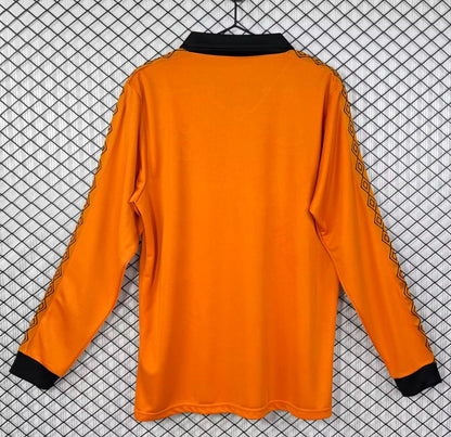 Retro 80/81 Wolverhampton Wanderers Home Long Sleeve Shirt