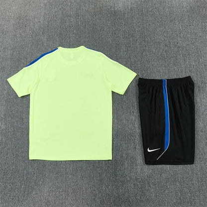 2026 Atletico Madrid Fluorescent Green Short Sleeve+Soccer Shorts