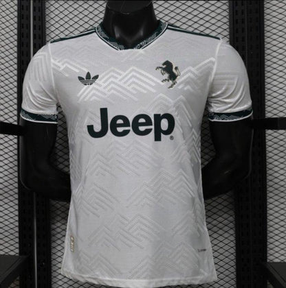 Player Version 26/27 Juventus White with Dark Green Special Edition Shirt