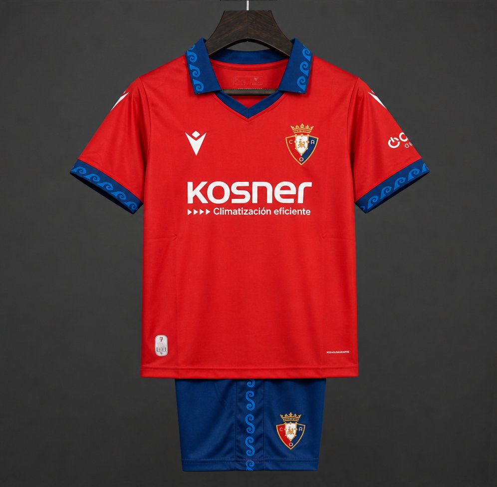 26/27 Kids CA Osasuna Home Shirt