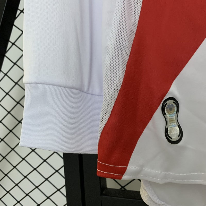 06/07 Retro Long Sleeve River Plate Home Shirt