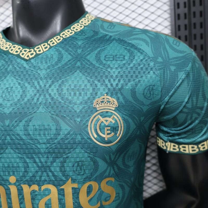 Player Version 26/27 Real Madrid Green Gold Third Special Edition Shirt