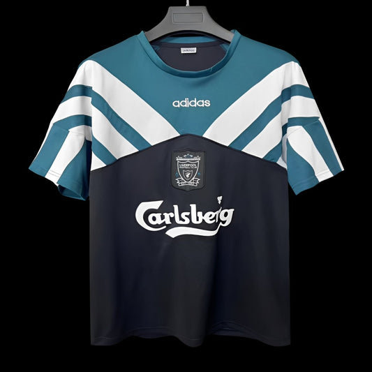 Retro 95/96 Liverpool Adidas Cotton Tee Shirt