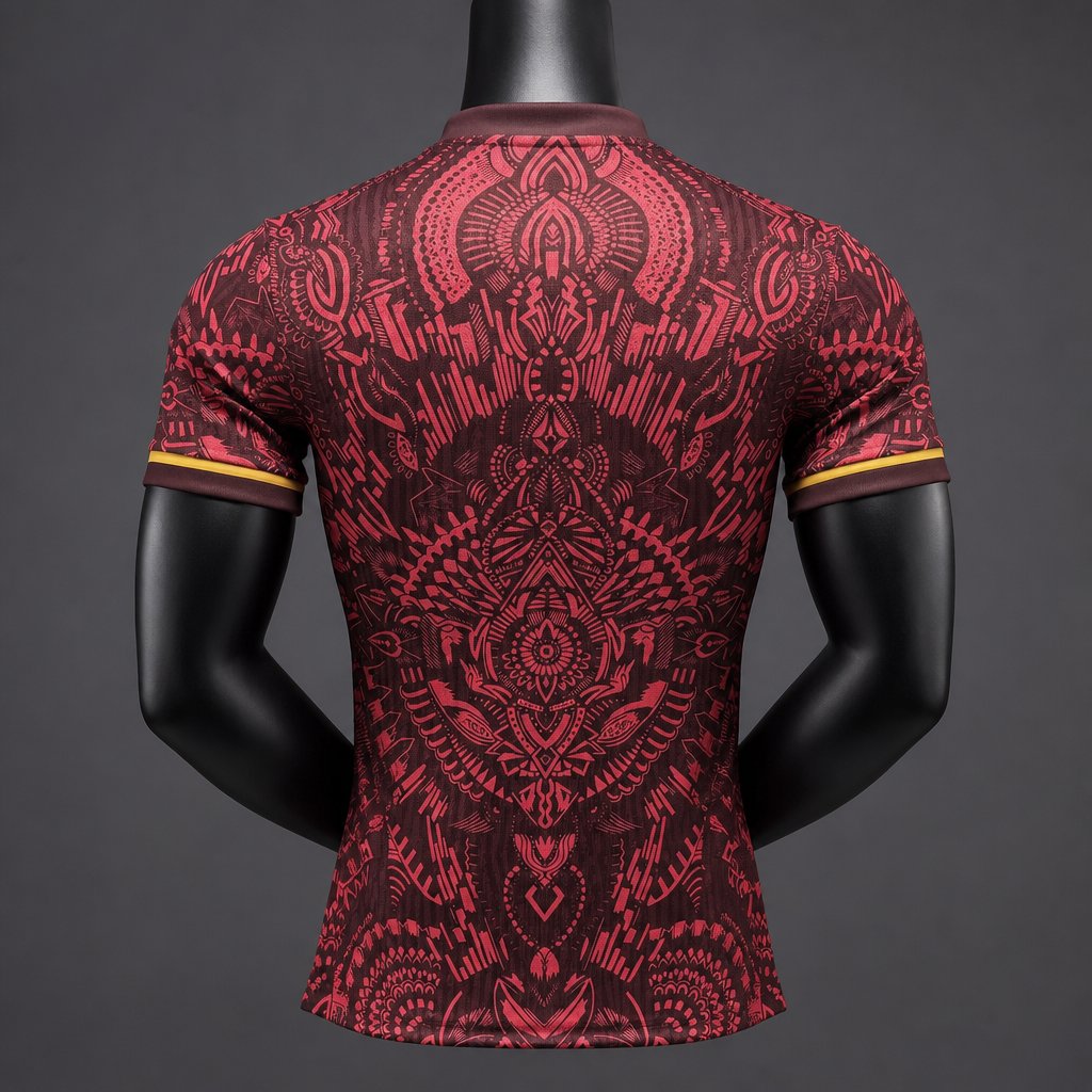 Player Version 26/27 Paris Saint-Germain Dark Red with Tribal Pattern Special Edition Shirt