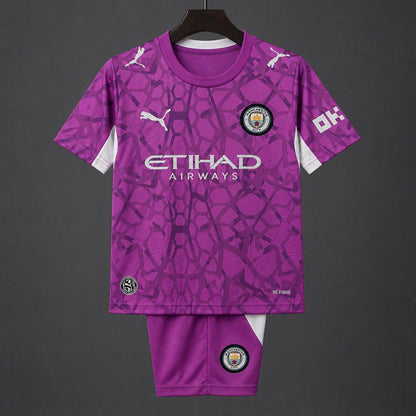 26/27 Kids Manchester City Goalkeeper Electric Orchid Shirt