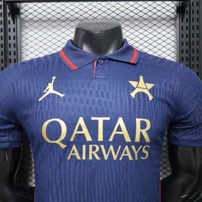 Player Version 26/27 PSG Blue Polo Collar Shirt