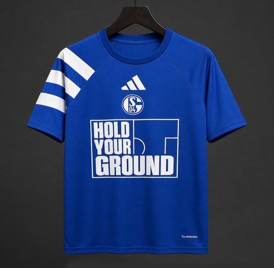 26/27 Schalke 04 Royal Blue "Hold Your Ground" Training Shirt