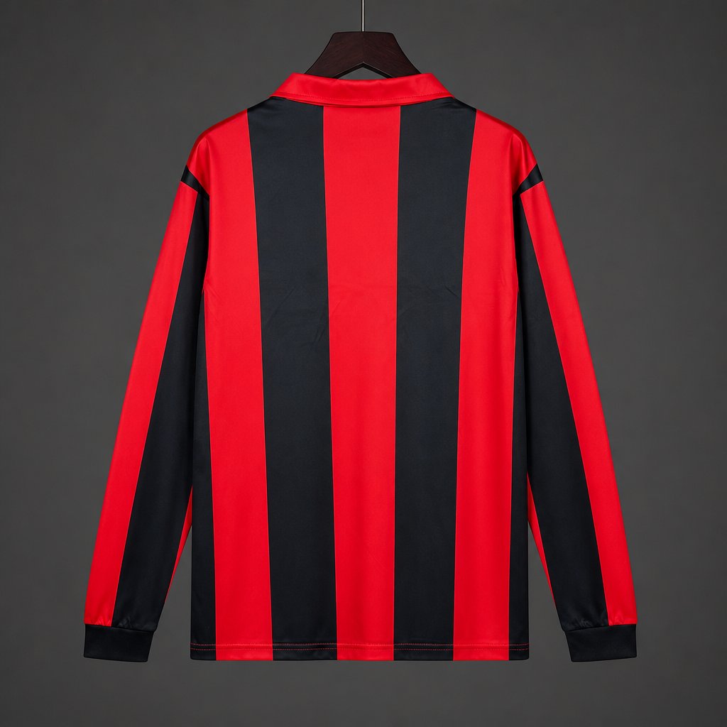 Retro 88/89 Eintracht Frankfurt Home Long Sleeve Shirt