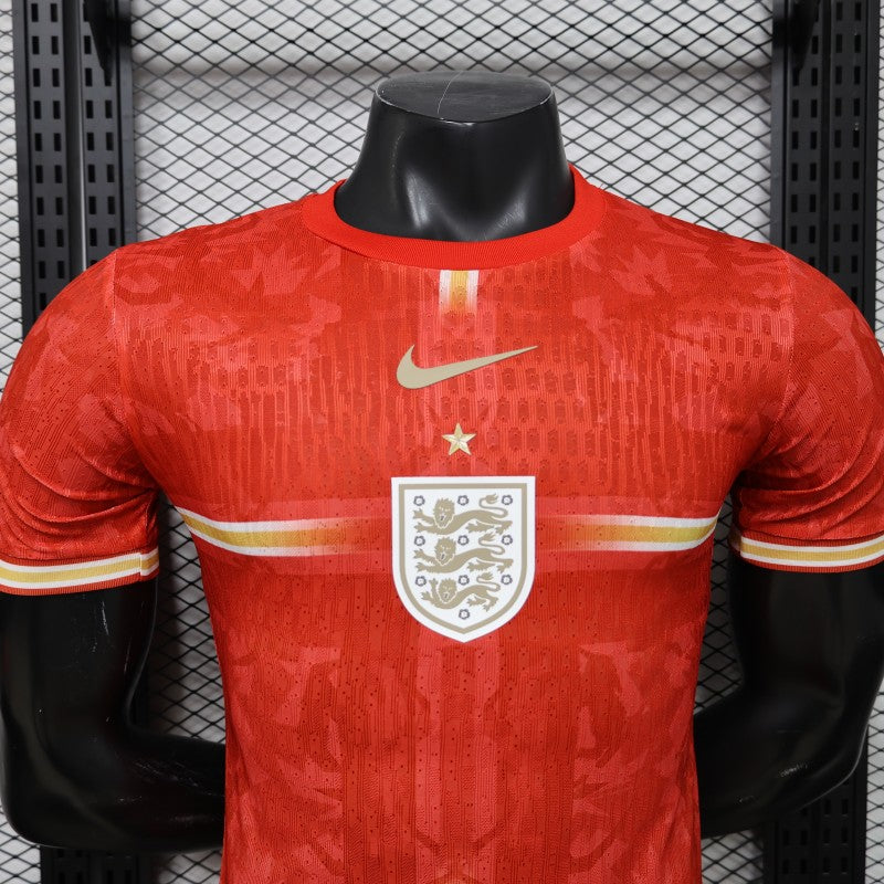 Player Version 2026 England Away Red with Gold Lion  Special Edition Shirt