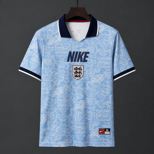 2026 England Light Blue with Graphic Pattern Special Edition Shirt