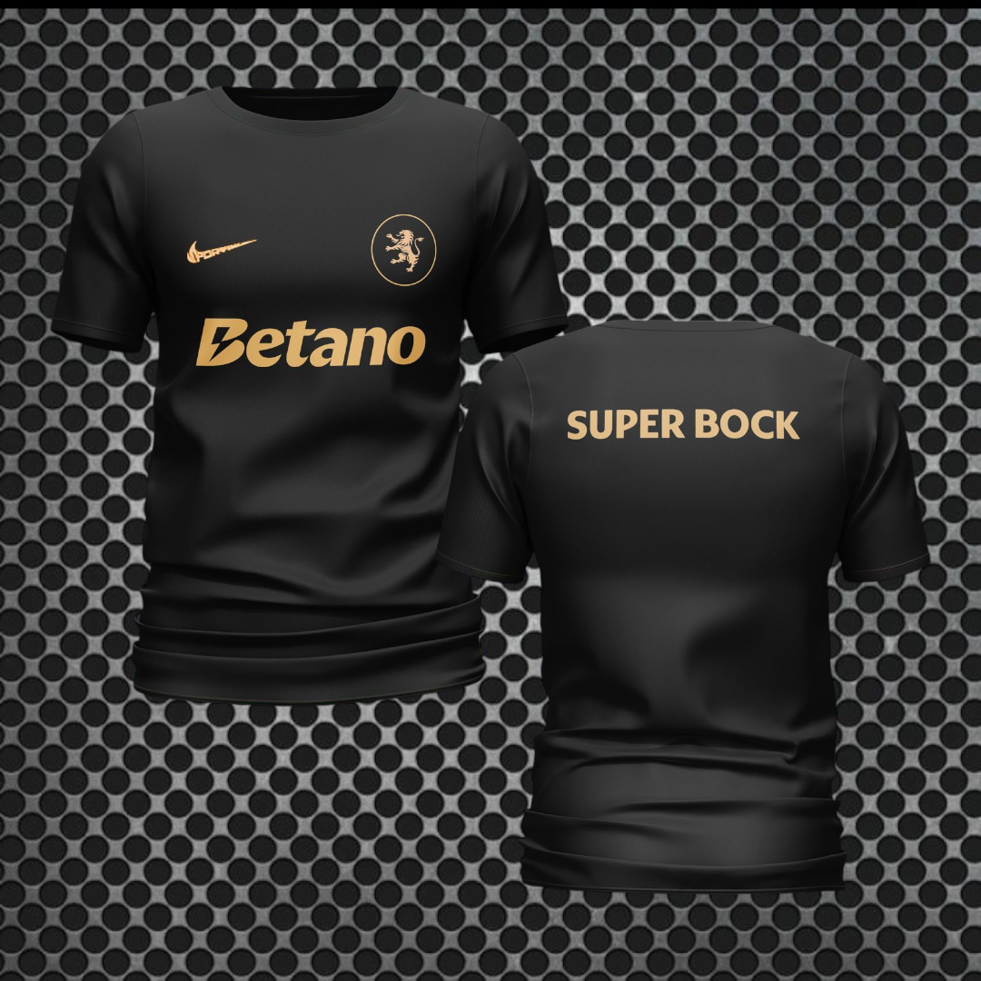 Sporting - T-shirt Preta