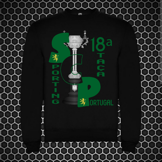 Sporting - Sweat-shirt - Preta