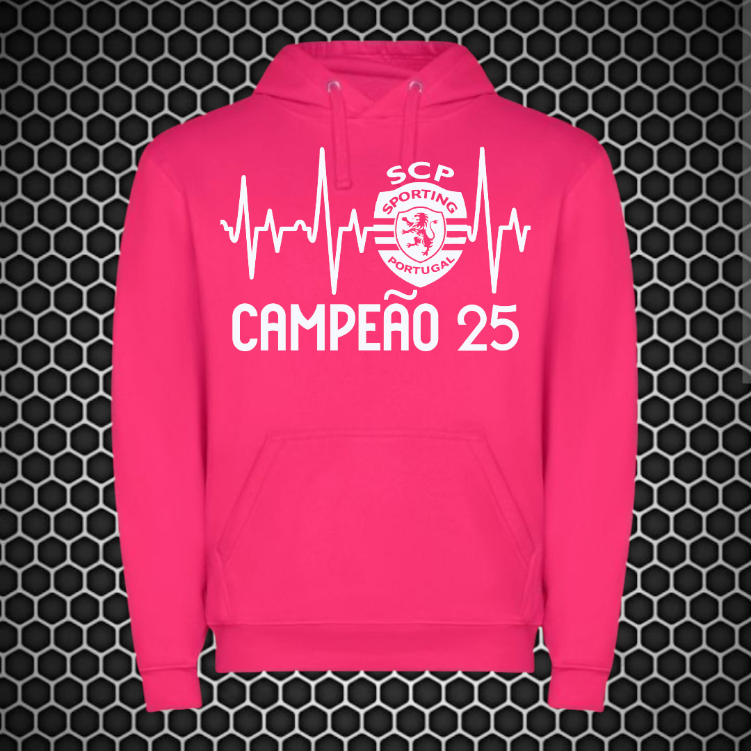 Sporting - Sweat-shirt com capuz - Rosa
