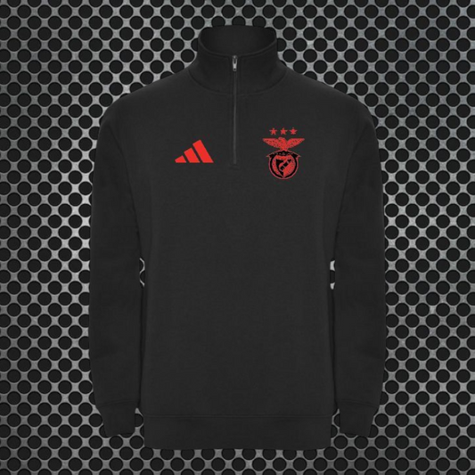 Benfica - Sweat-shirt com meio fecho e gola alta Ref. 1109 - 02