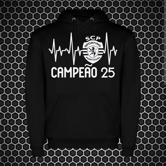 Sporting - Sweat-shirt com capuz - Preta