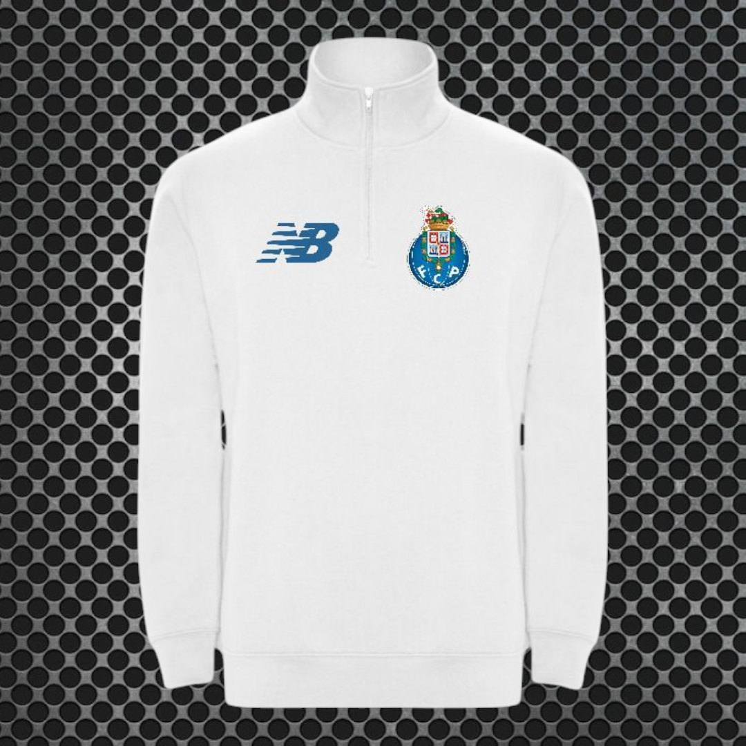 Porto - Sweat-shirt com meio fecho e gola alta Ref. 1109 - 01